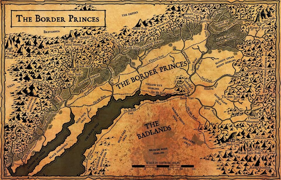 Border Princes Map